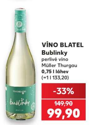 VÍNO BLATEL Bublinky