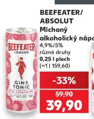 BEEFEATER, ABSOLUT