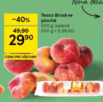 Tesco Broskve ploché