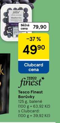 Tesco Finest Borůvky