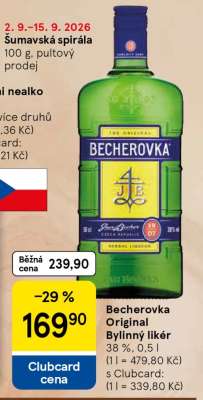 Becherovka Original bylinný likér