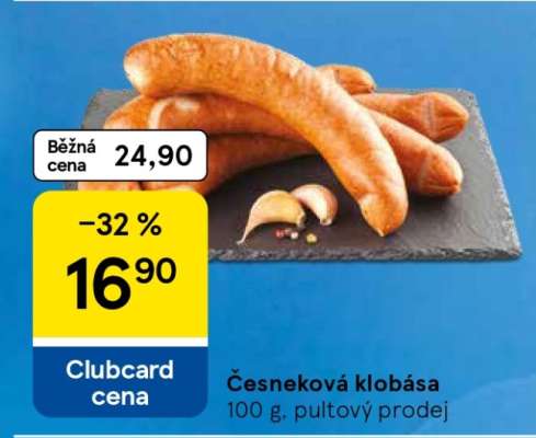 Česneková klobása*
