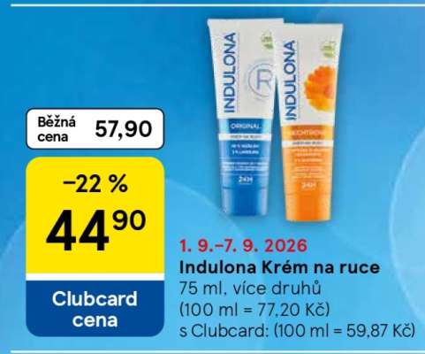 INDULONA krém na ruce