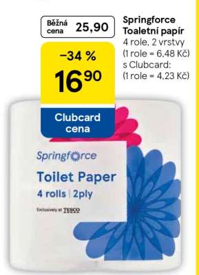 Springforce Toaletní papír