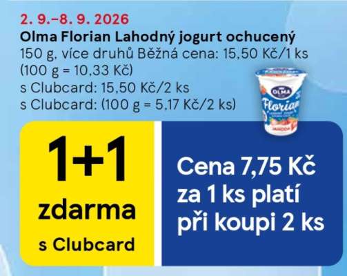 Olma Florian Lahodný jogurt ochucený