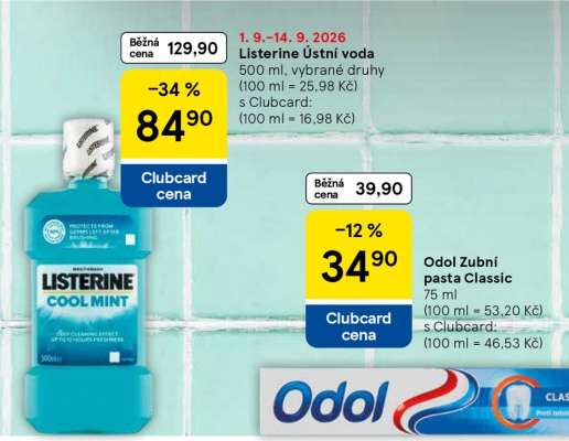 Listerine ústní voda