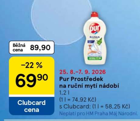 Pur Prostředek na ruční mytí nádobí