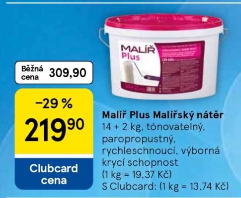 Malíř Plus malířský nátěr