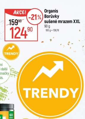Organis Borůvky sušené mrazem XXL