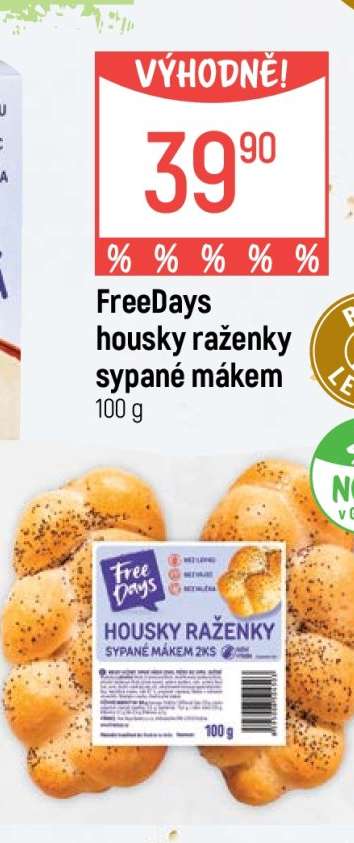 FreeDays housky raženky sypané mákem