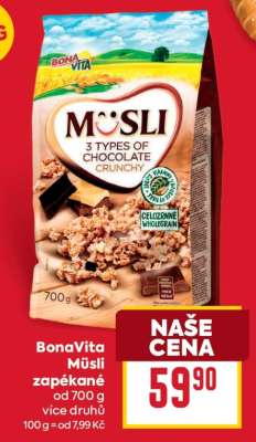 BonaVita Müsli zapékané
