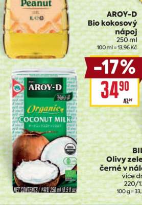 AROY-D Bio kokosový nápoj