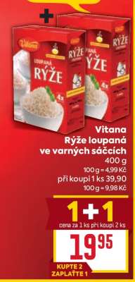 Vitana Rýže loupaná ve varných sáčcích