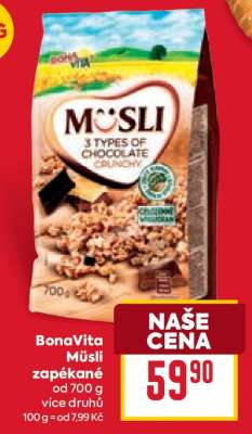 BonaVita Müsli zapékané