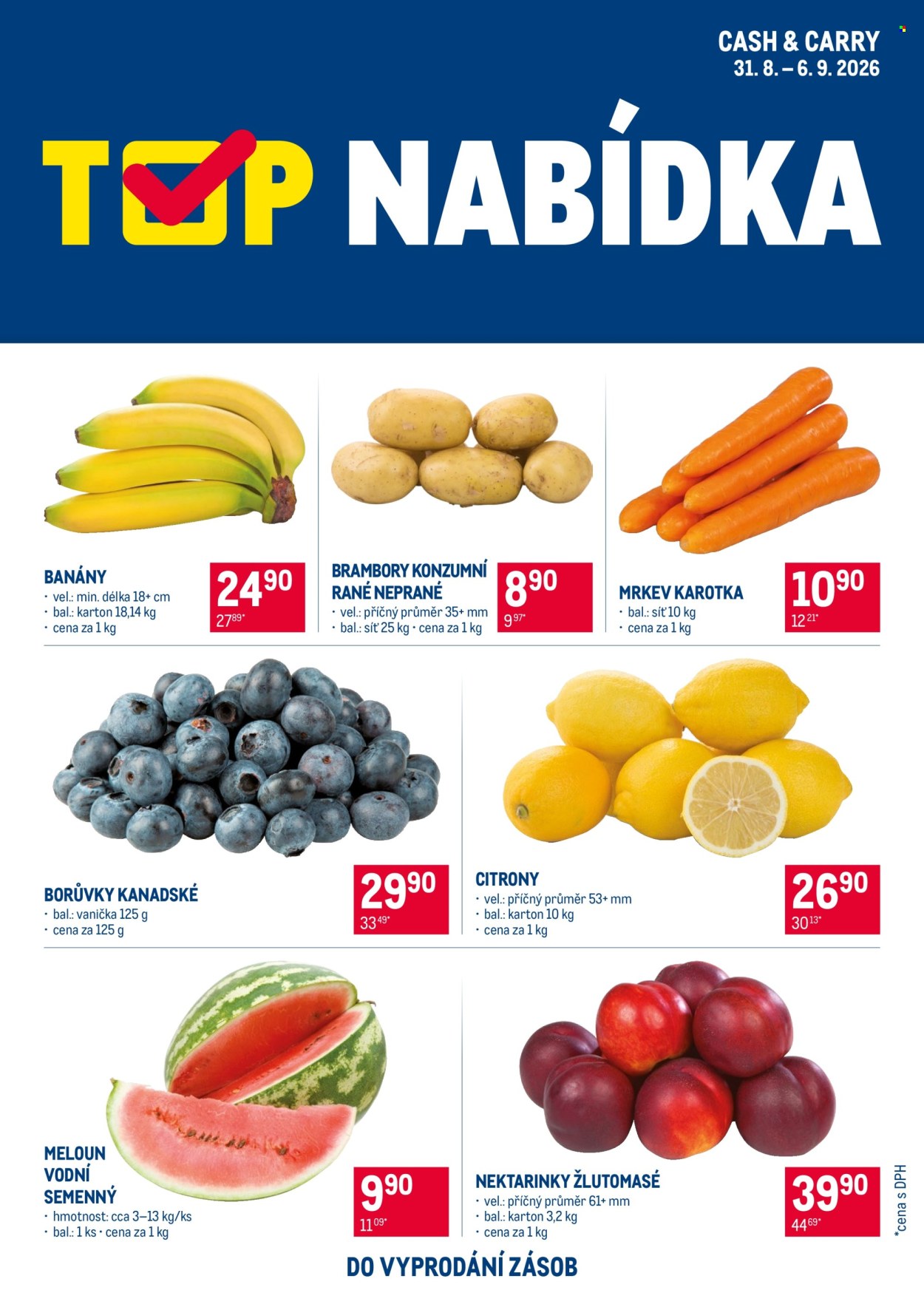 Leták MAKRO - 31. 8. 2026 - 6. 9. 2026. Strana 1