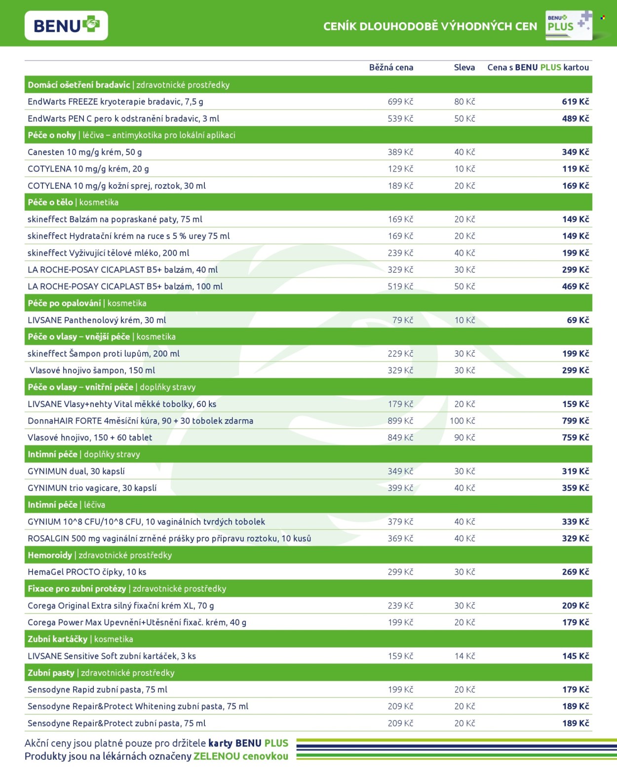 Leták BENU Lékárna - 1. 9. 2026 - 30. 9. 2026. Strana 5