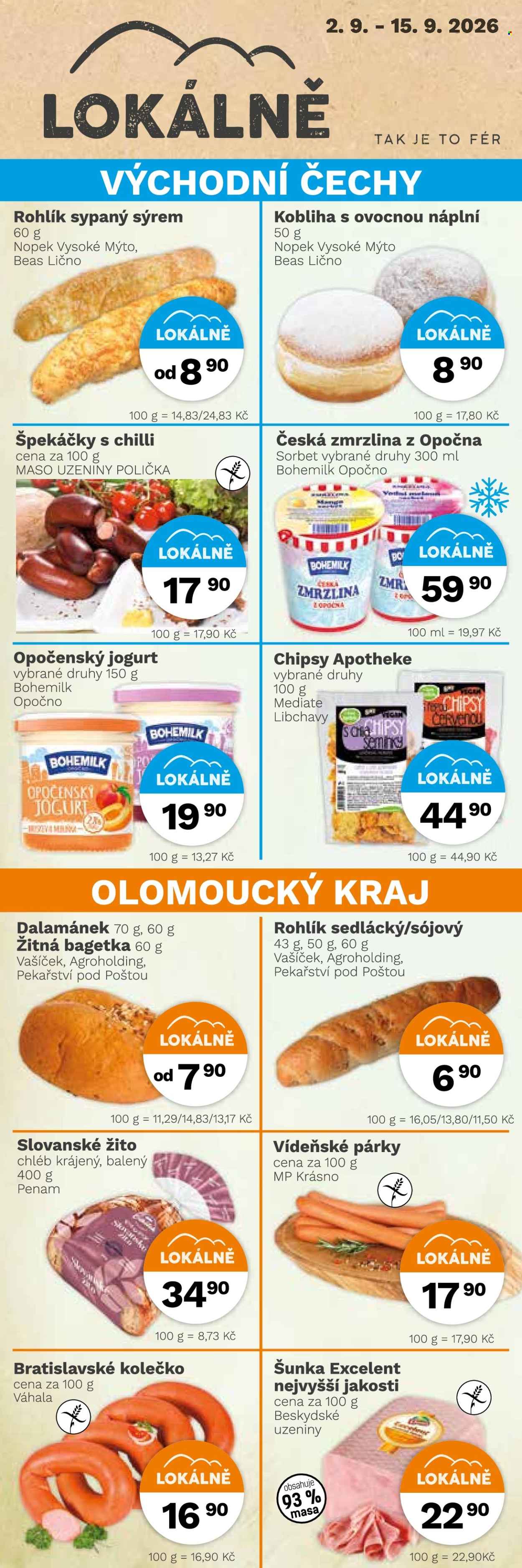 Leták Konzum - 2. 9. 2026 - 15. 9. 2026. Strana 2