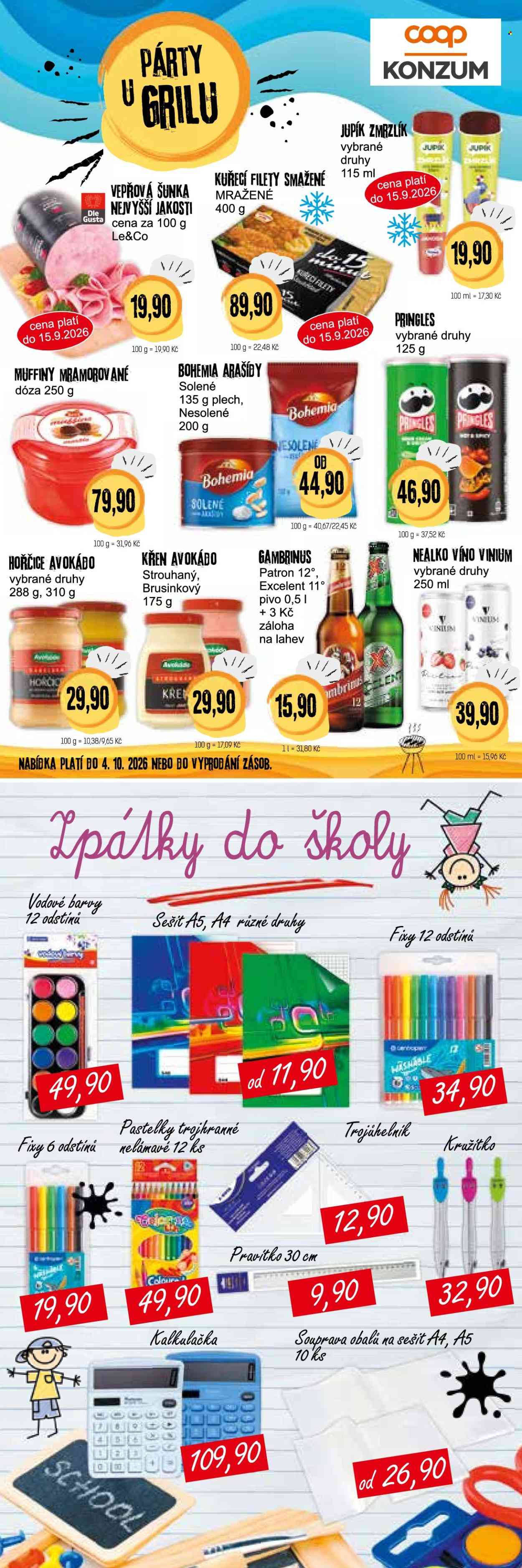 Leták Konzum - 2. 9. 2026 - 15. 9. 2026. Strana 4