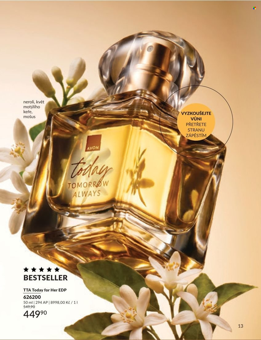 Leták AVON - 1. 9. 2026 - 30. 9. 2026. Strana 13