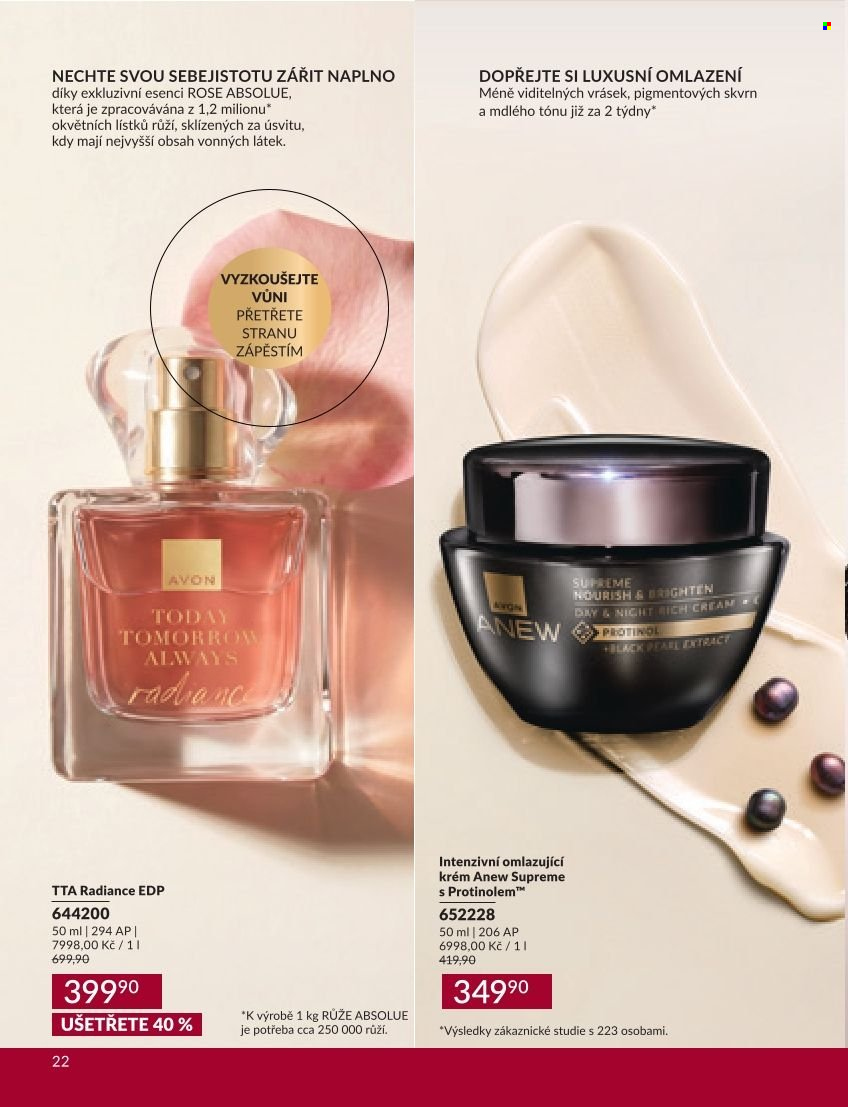 Leták AVON - 1. 9. 2026 - 30. 9. 2026. Strana 22