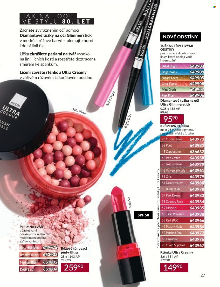 Leták AVON - 1. 9. 2026 - 30. 9. 2026. Strana 27