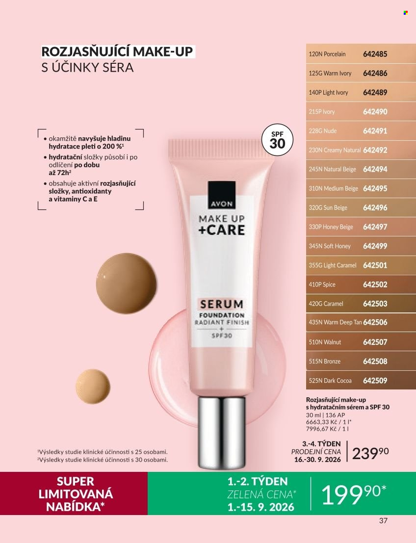Leták AVON - 1. 9. 2026 - 30. 9. 2026. Strana 37