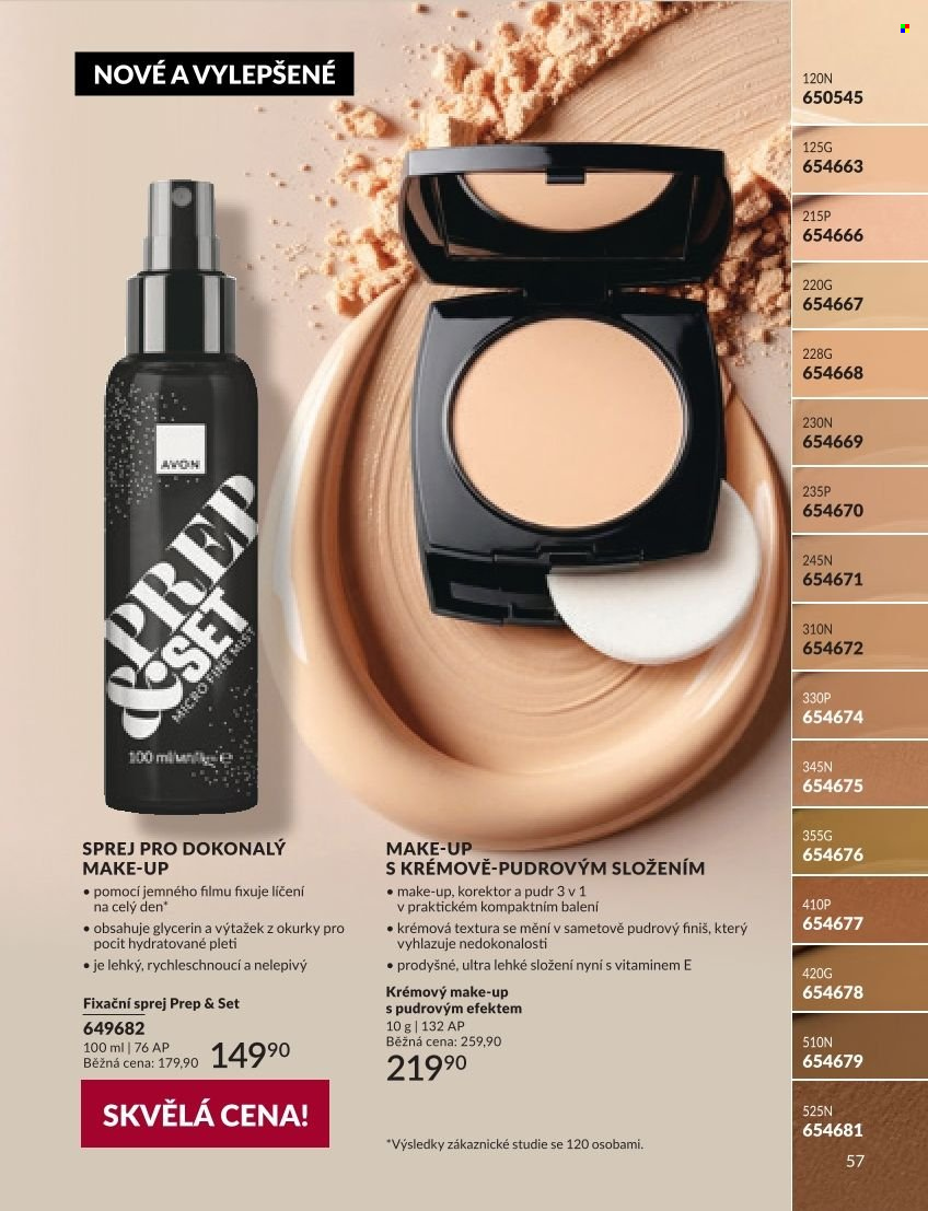 Leták AVON - 1. 9. 2026 - 30. 9. 2026. Strana 57