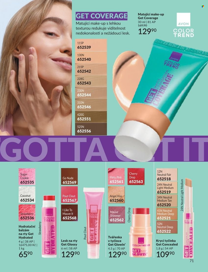 Leták AVON - 1. 9. 2026 - 30. 9. 2026. Strana 71