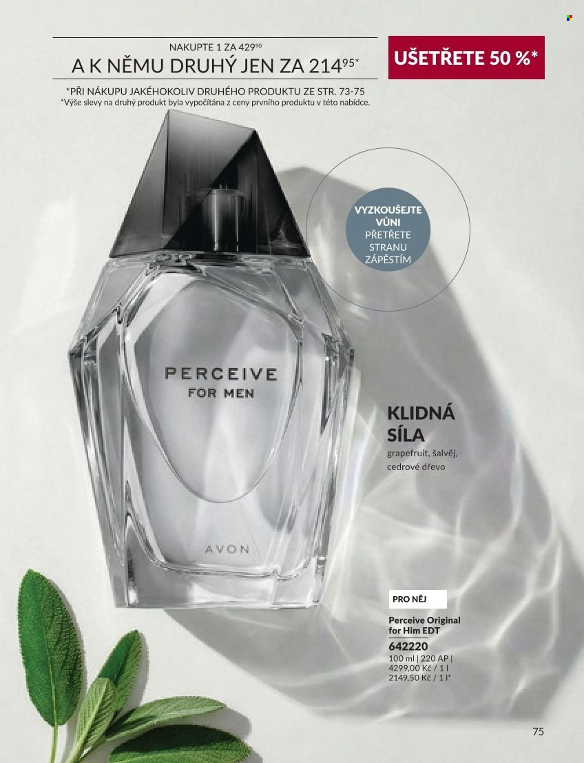 Leták AVON - 1. 9. 2026 - 30. 9. 2026. Strana 75