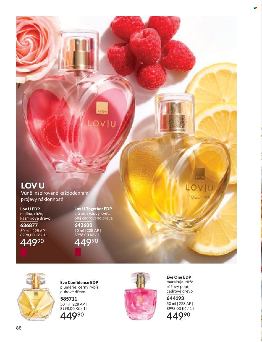 Leták AVON - 1. 9. 2026 - 30. 9. 2026. Strana 88