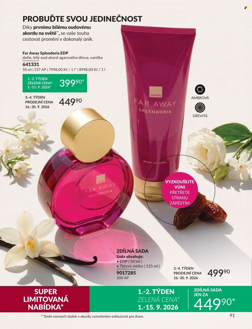 Leták AVON - 1. 9. 2026 - 30. 9. 2026. Strana 91