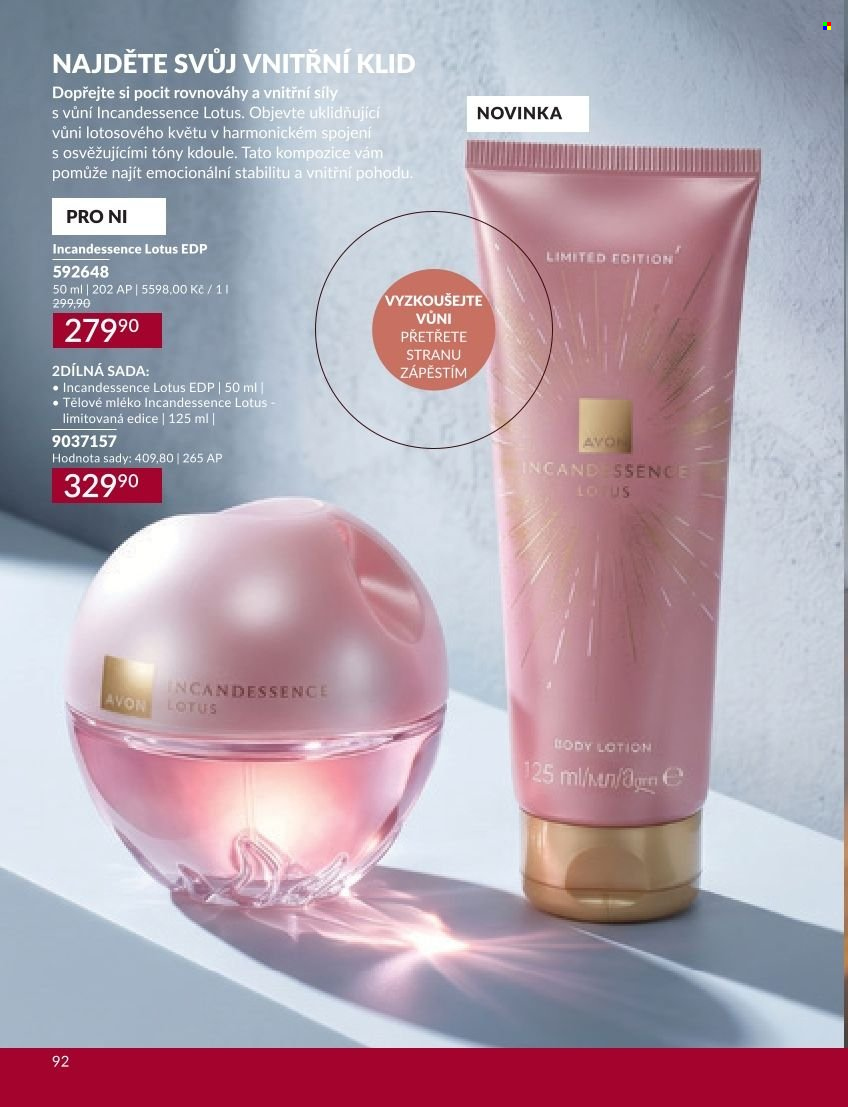 Leták AVON - 1. 9. 2026 - 30. 9. 2026. Strana 92