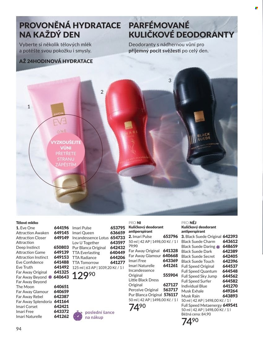 Leták AVON - 1. 9. 2026 - 30. 9. 2026. Strana 94