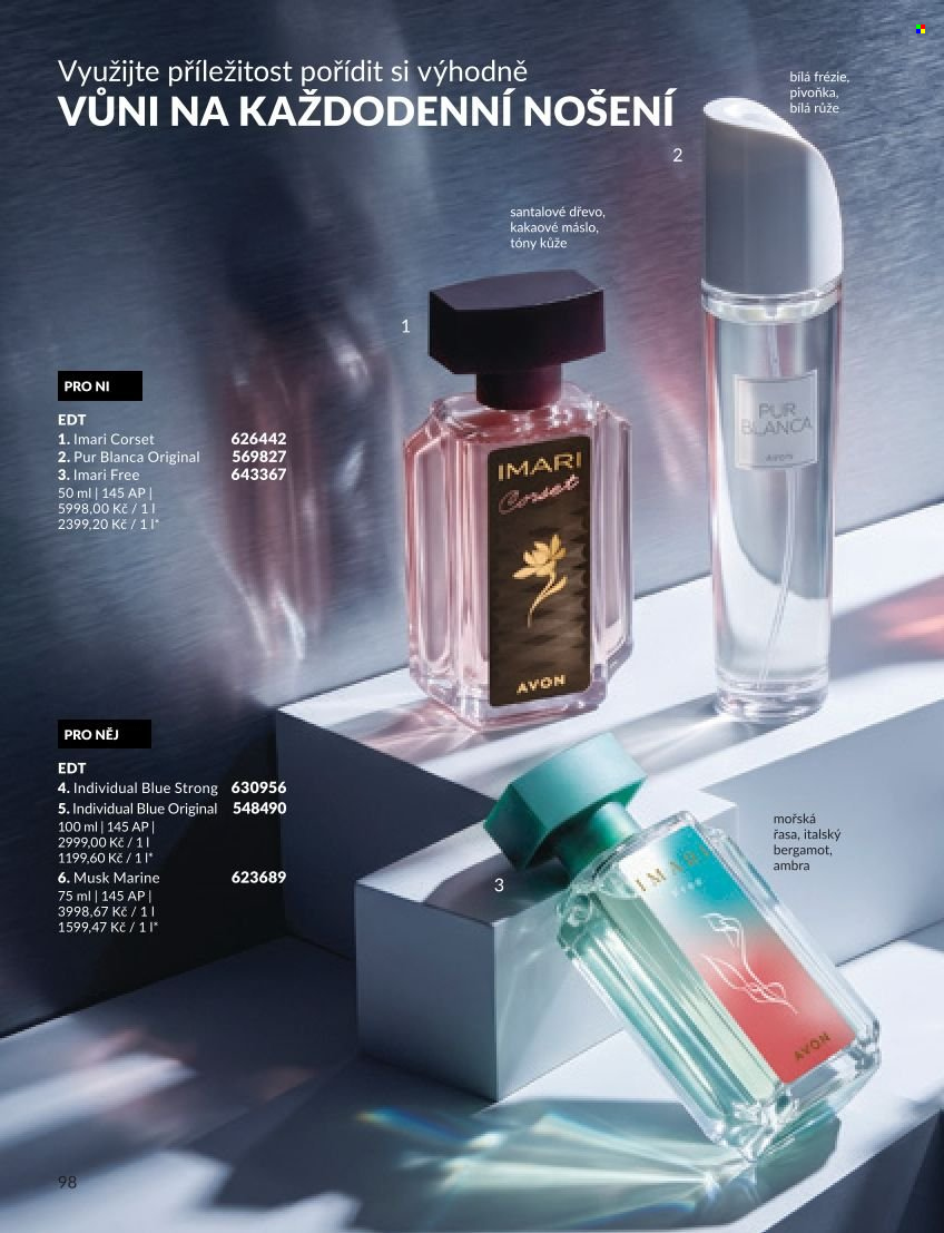 Leták AVON - 1. 9. 2026 - 30. 9. 2026. Strana 98