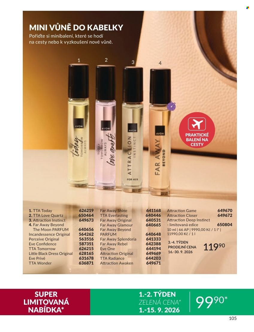 Leták AVON - 1. 9. 2026 - 30. 9. 2026. Strana 105