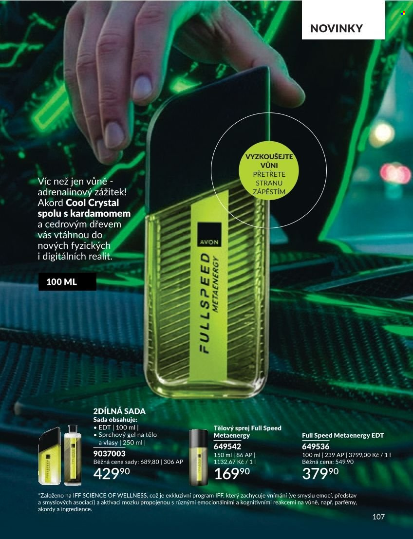 Leták AVON - 1. 9. 2026 - 30. 9. 2026. Strana 107
