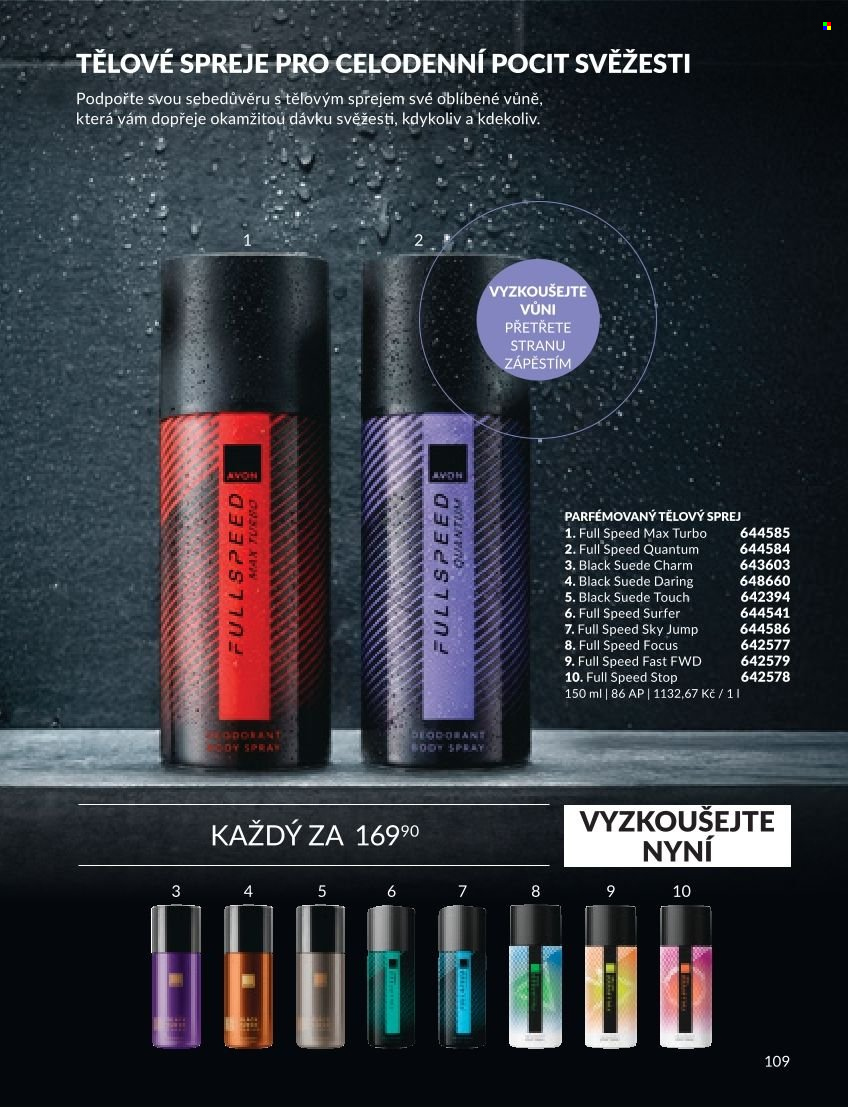 Leták AVON - 1. 9. 2026 - 30. 9. 2026. Strana 109