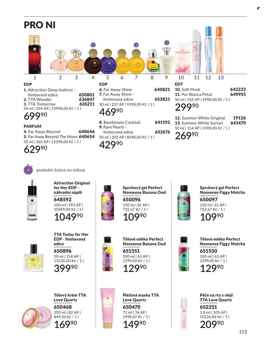 Leták AVON - 1. 9. 2026 - 30. 9. 2026. Strana 113