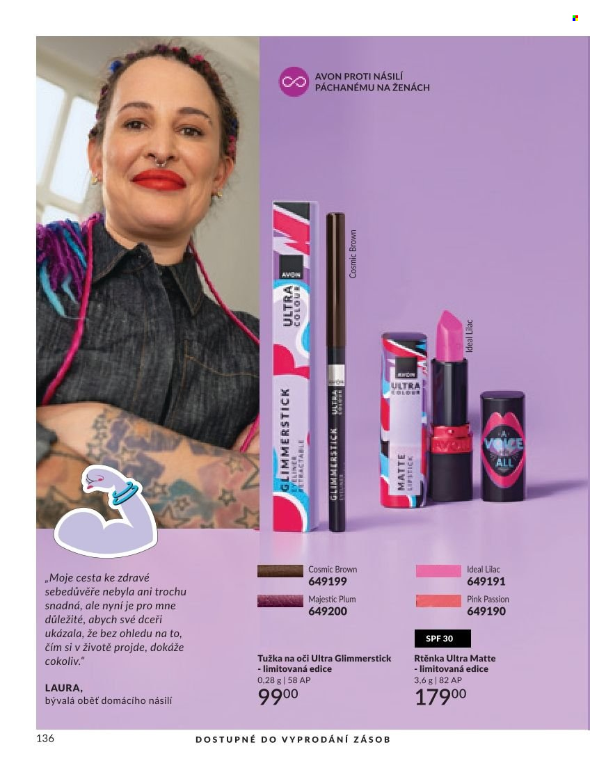 Leták AVON - 1. 9. 2026 - 30. 9. 2026. Strana 136