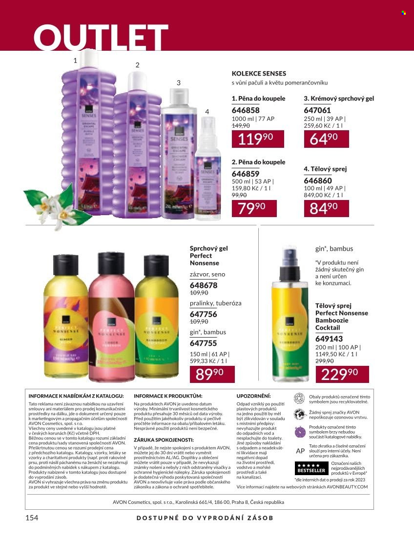 Leták AVON - 1. 9. 2026 - 30. 9. 2026. Strana 154