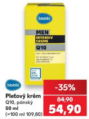 Pleťový krém Q10, pánský