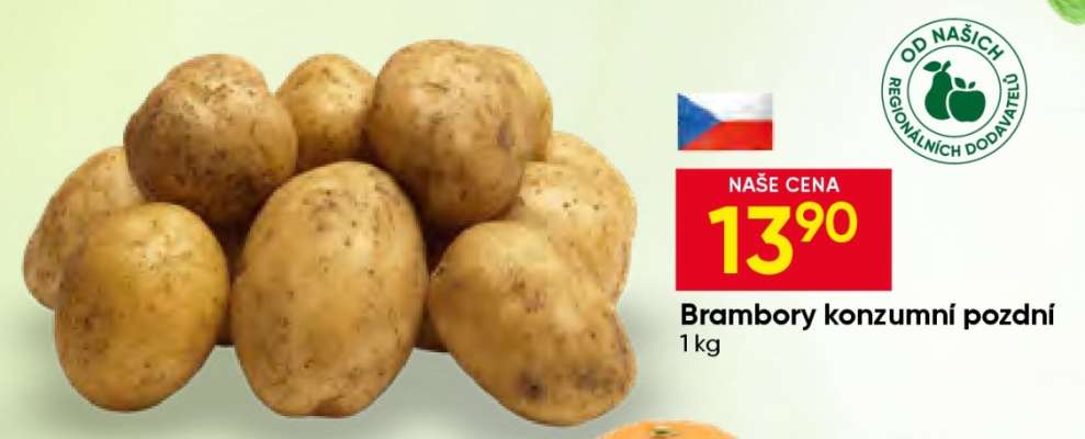 Brambory konzumní pozdní