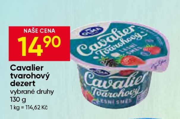 Cavalier tvarohový dezert