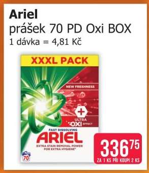 Ariel prášek 70 PD Oxi BOX