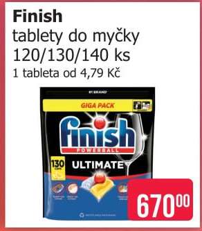FINISH Tablety do myčky