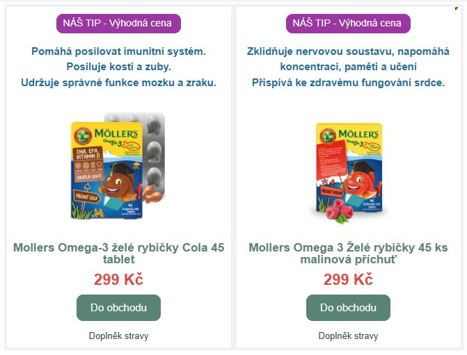 Leták Lékárna AVE. Strana 4