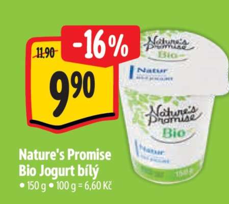 Nature’s Promise Bio Jogurt bílý