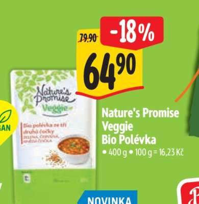 Nature's Promise Veggie Bio Polévka