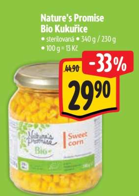 Nature’s Promise Bio Kukuřice