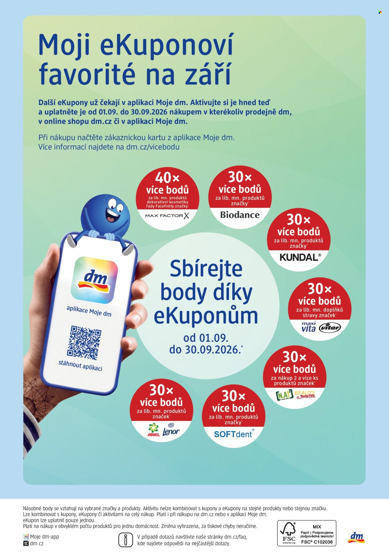 Leták dm drogerie - 3. 9. 2026 - 30. 9. 2026. Strana 24